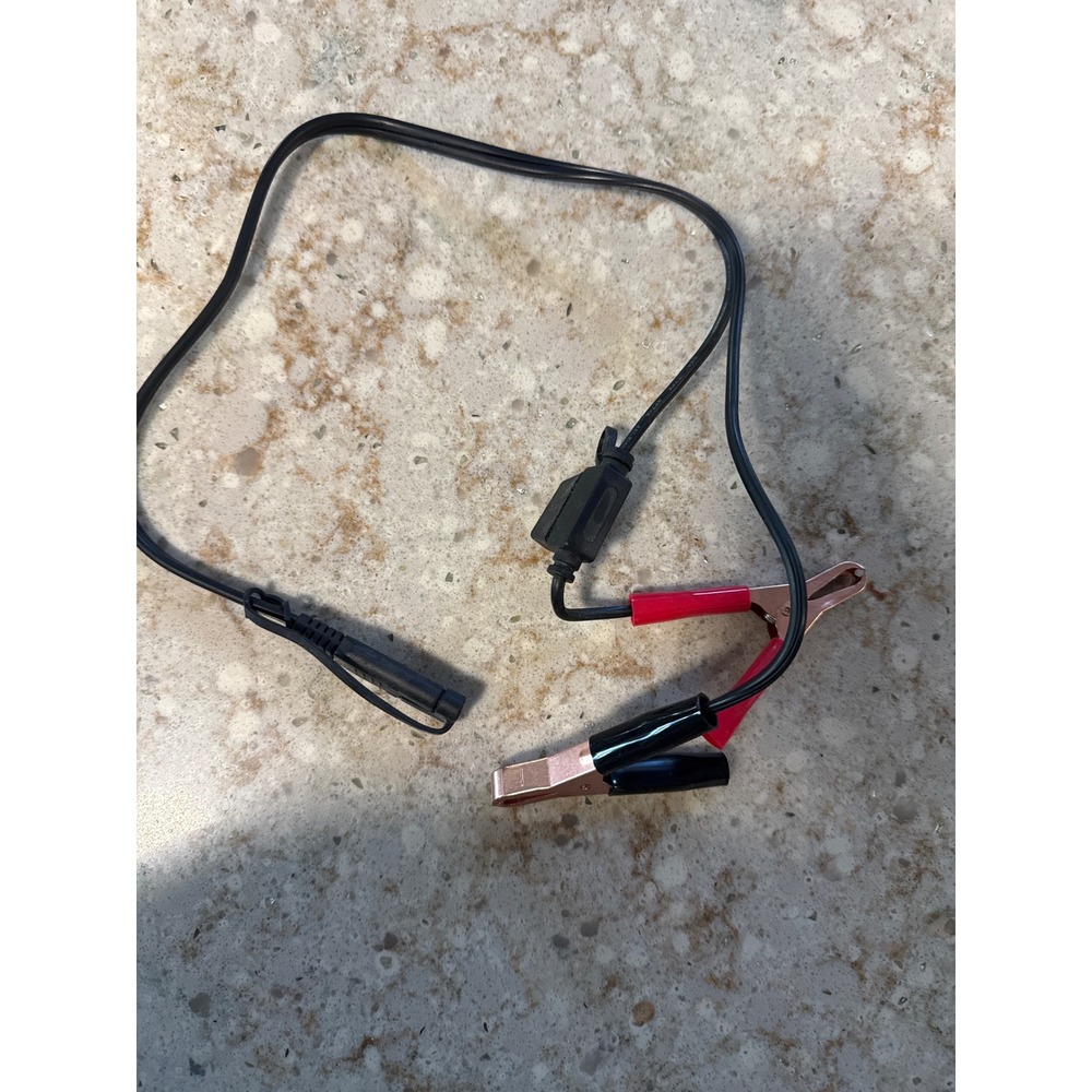 Alligator Clip to SAE Connector Battery Charger Cable Fused Quick Disconnect 7.5